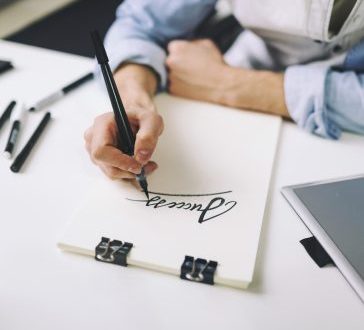 Designer at work in office